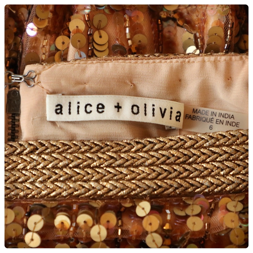 ALICE + OLIVIA Sonja Sequin Mini Dress - Picture 13 of 15